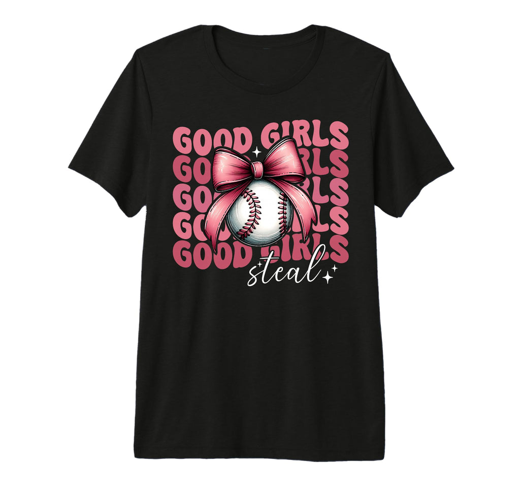 Baseball Mom Mothers Day Coquette Bow T-Shirt - Novelty Apparel Unisex - T-Shirt, Sweatshirt, Hoodie