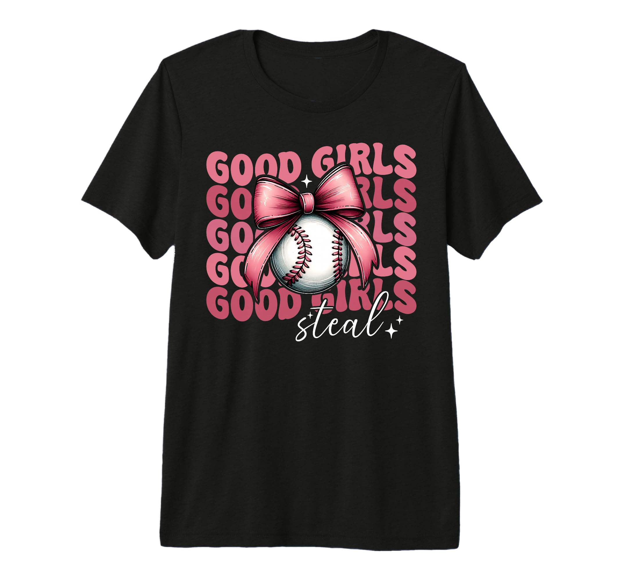 Baseball Mom Mothers Day Coquette Bow T-Shirt - Novelty Apparel Unisex - T-Shirt, Sweatshirt, Hoodie
