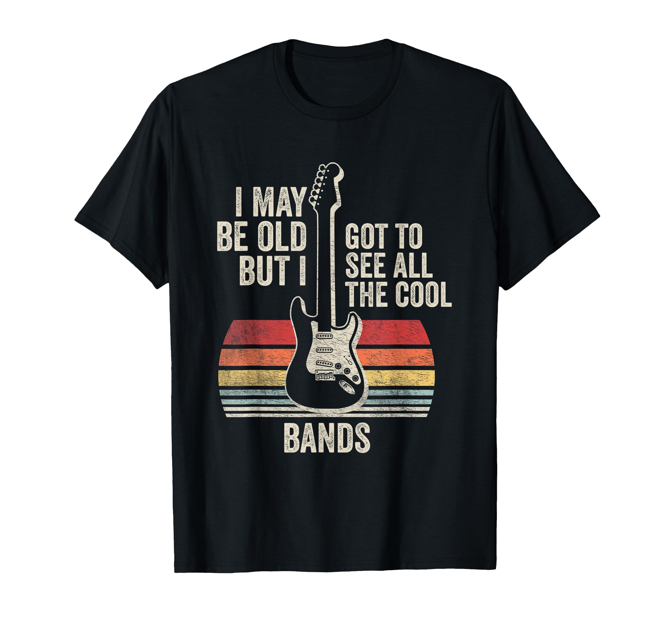 Funny Old Music Lover Bands Guitar T-Shirt - Aesthetic Graphic for Adults - T-Shirt, Sweatshirt, Hoodie
