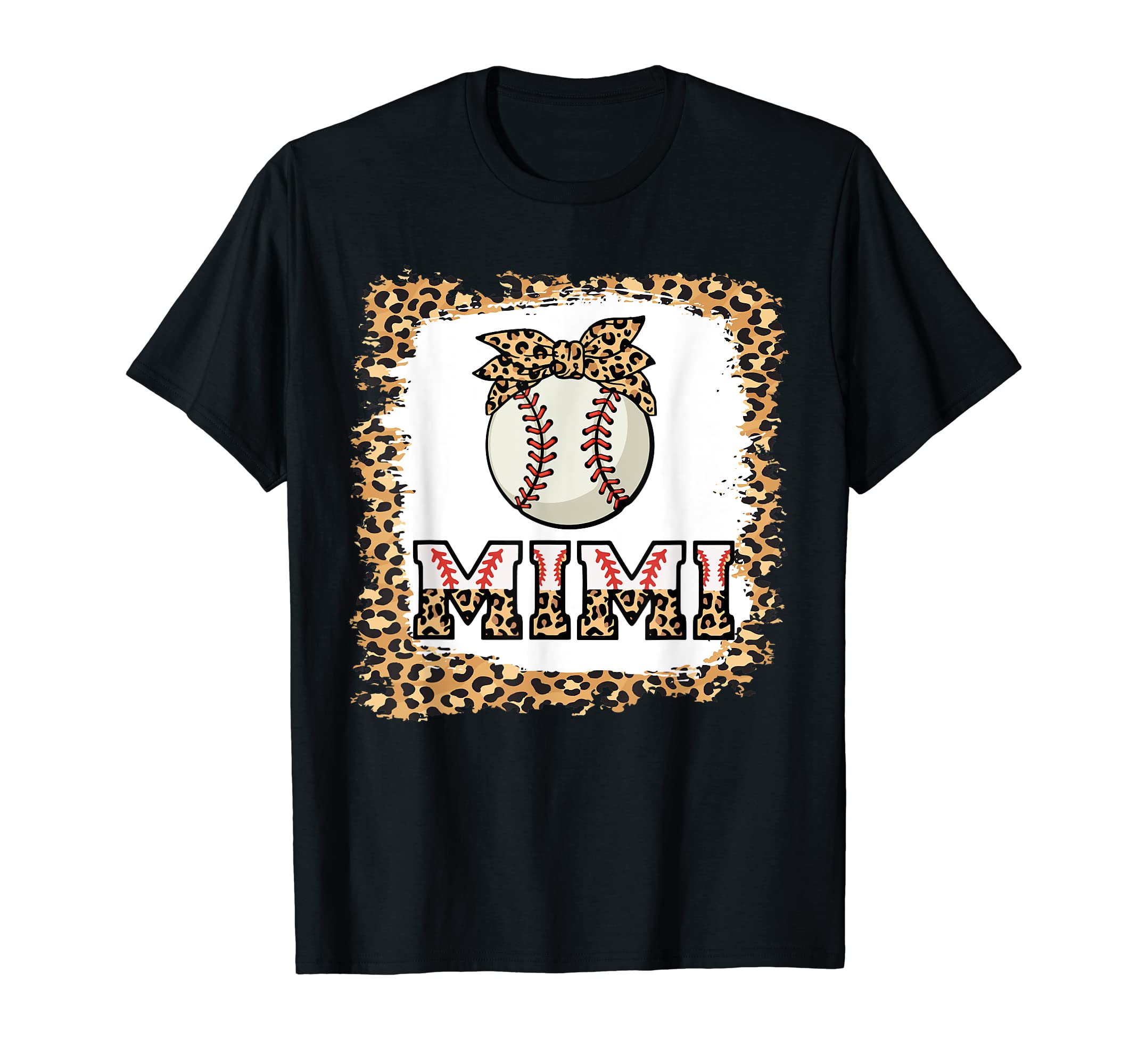 Mimi Bandana Leopard Grandma T-Shirt - Casual Everyday Wear Unisex - T-Shirt, Sweatshirt, Hoodie