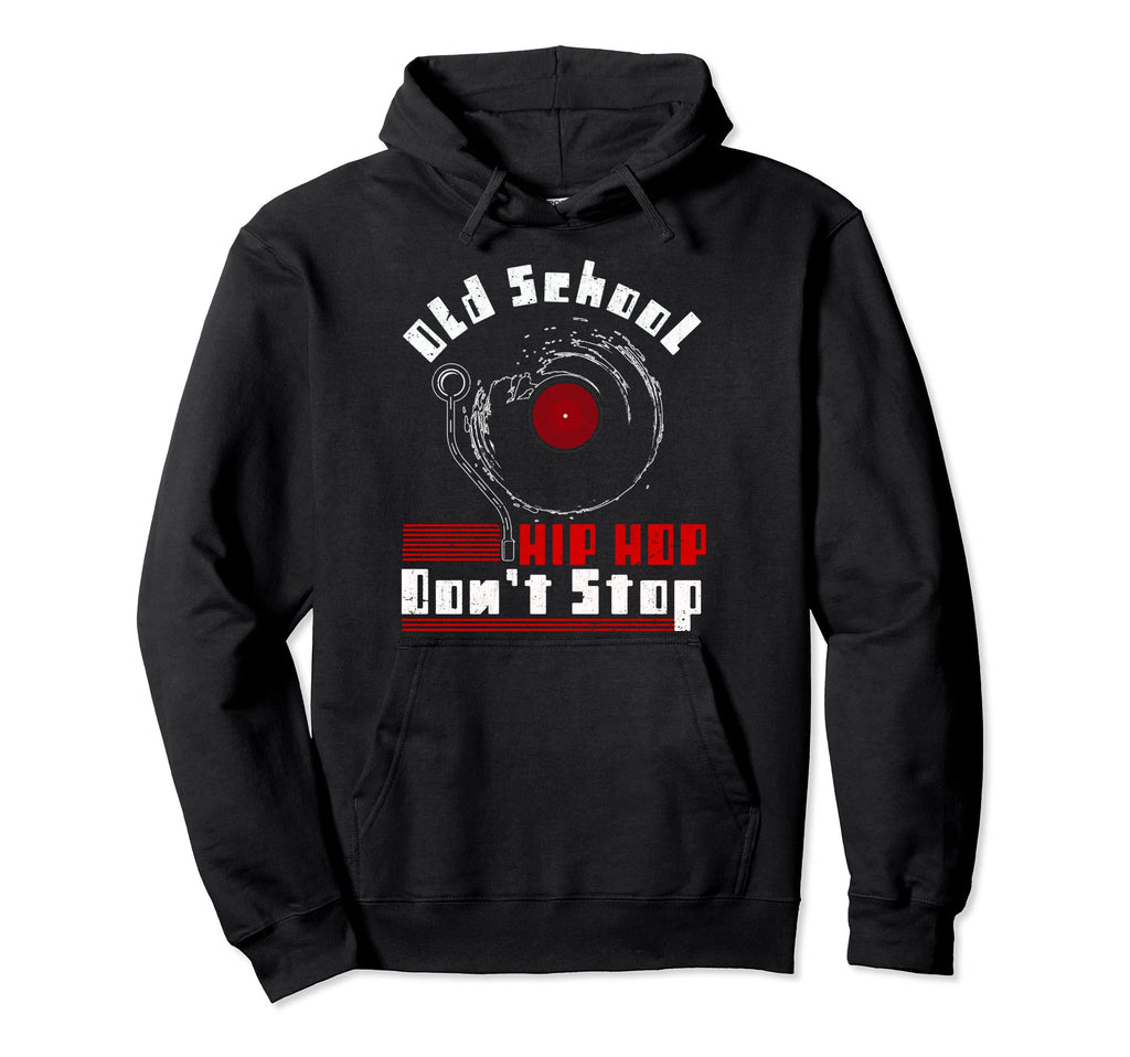 Old School Vinyl Hip Hop Music Hoodie - Casual Everyday Wear for Adults - T-Shirt, Sweatshirt, Hoodie