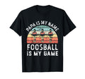 Funny Papa Foosball Is My Game Sunset T-Shirt - Novelty Apparel Men Women - T-Shirt, Sweatshirt, Hoodie