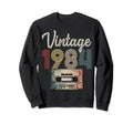 1984 Born 1984 Cassette Tape Sweatshirt - Custom Art Print for Adults - T-Shirt, Sweatshirt, Hoodie
