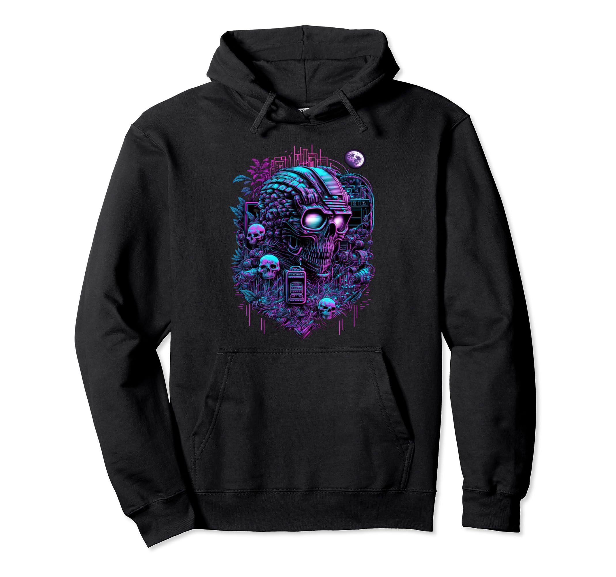 Vaporwave Aesthetic Futuristic Hoodie - Novelty Apparel for Adults - T-Shirt, Sweatshirt, Hoodie