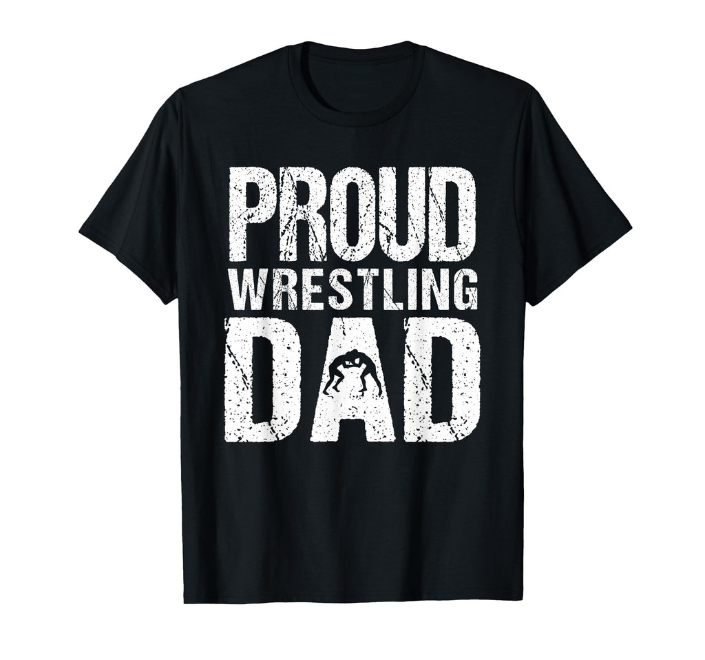 Proud Wrestling Dad Game Day Sports T-Shirt - Custom Art Print Unisex - T-Shirt, Sweatshirt, Hoodie