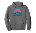 Bear Sunset Mountain Vaporwave Aesthetic Hoodie - Unique Graphic for Adults - T-Shirt, Sweatshirt, Hoodie