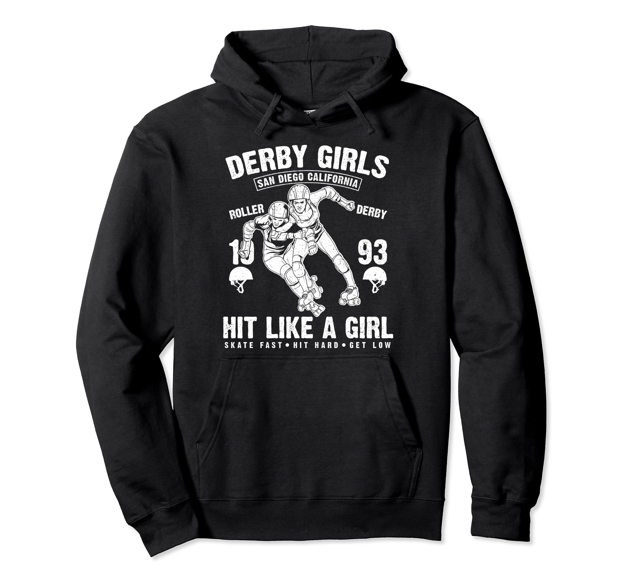 Roller Derby Skate Roller Hoodie - Trendy Graphic Unisex - T-Shirt, Sweatshirt, Hoodie