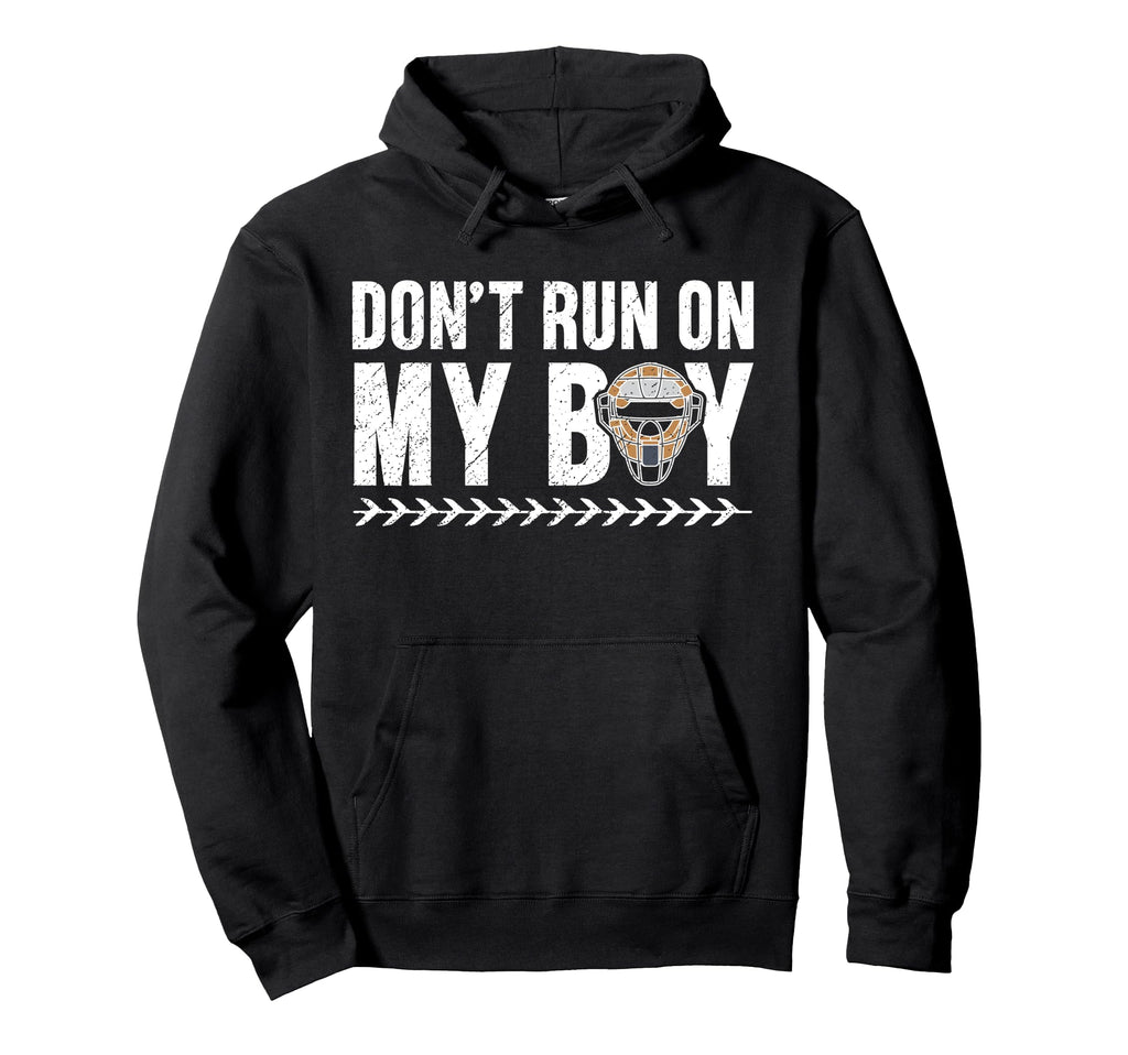 Baseball Catcher Mom Funny Mom Hoodie - Minimalist Print for Adults - T-Shirt, Sweatshirt, Hoodie