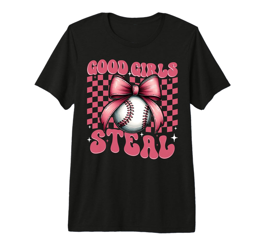Baseball Mom Mothers Day Coquette Bow T-Shirt - Minimalist Print Unisex - T-Shirt, Sweatshirt, Hoodie