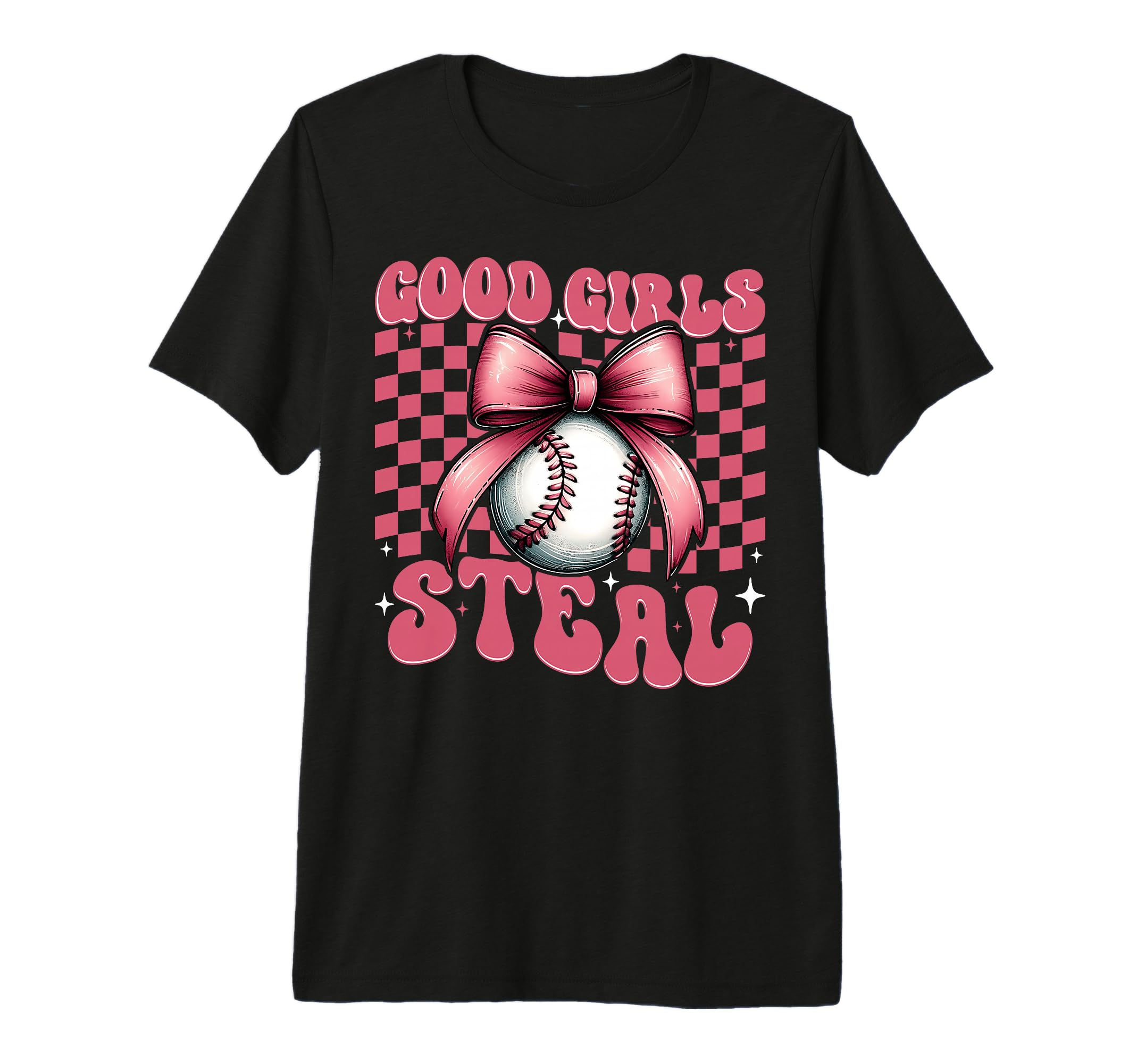 Baseball Mom Mothers Day Coquette Bow T-Shirt - Minimalist Print Unisex - T-Shirt, Sweatshirt, Hoodie