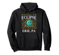 Total Solar Eclipse Erie Pa 2024 Totality Hoodie - Minimalist Print Unisex - T-Shirt, Sweatshirt, Hoodie