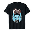 Ghost Halloween Meow Cat Friend Rock T-Shirt - Streetwear Style Unisex - T-Shirt, Sweatshirt, Hoodie