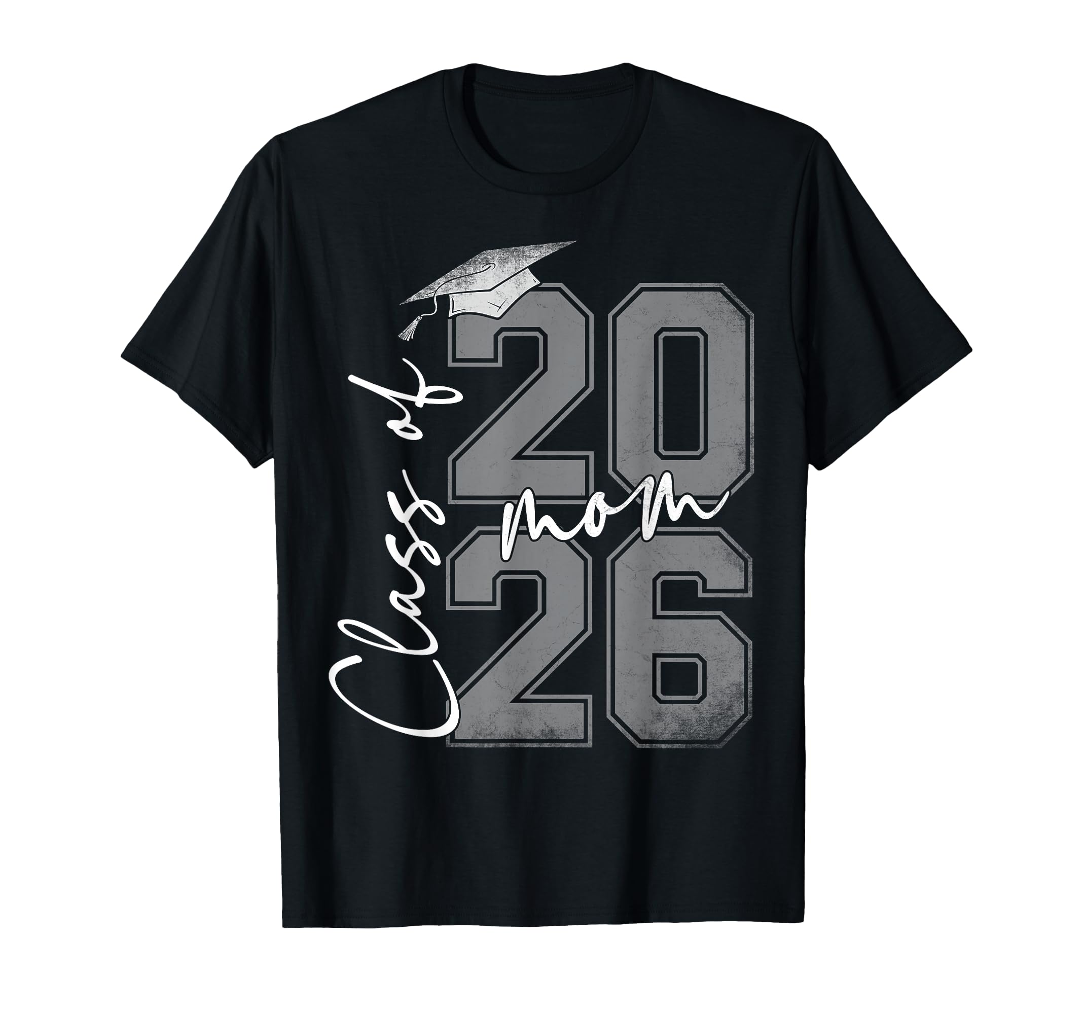 Proud Mom Class 2026 Graduate Senior T-Shirt - Minimalist Print Men Women - T-Shirt, Sweatshirt, Hoodie