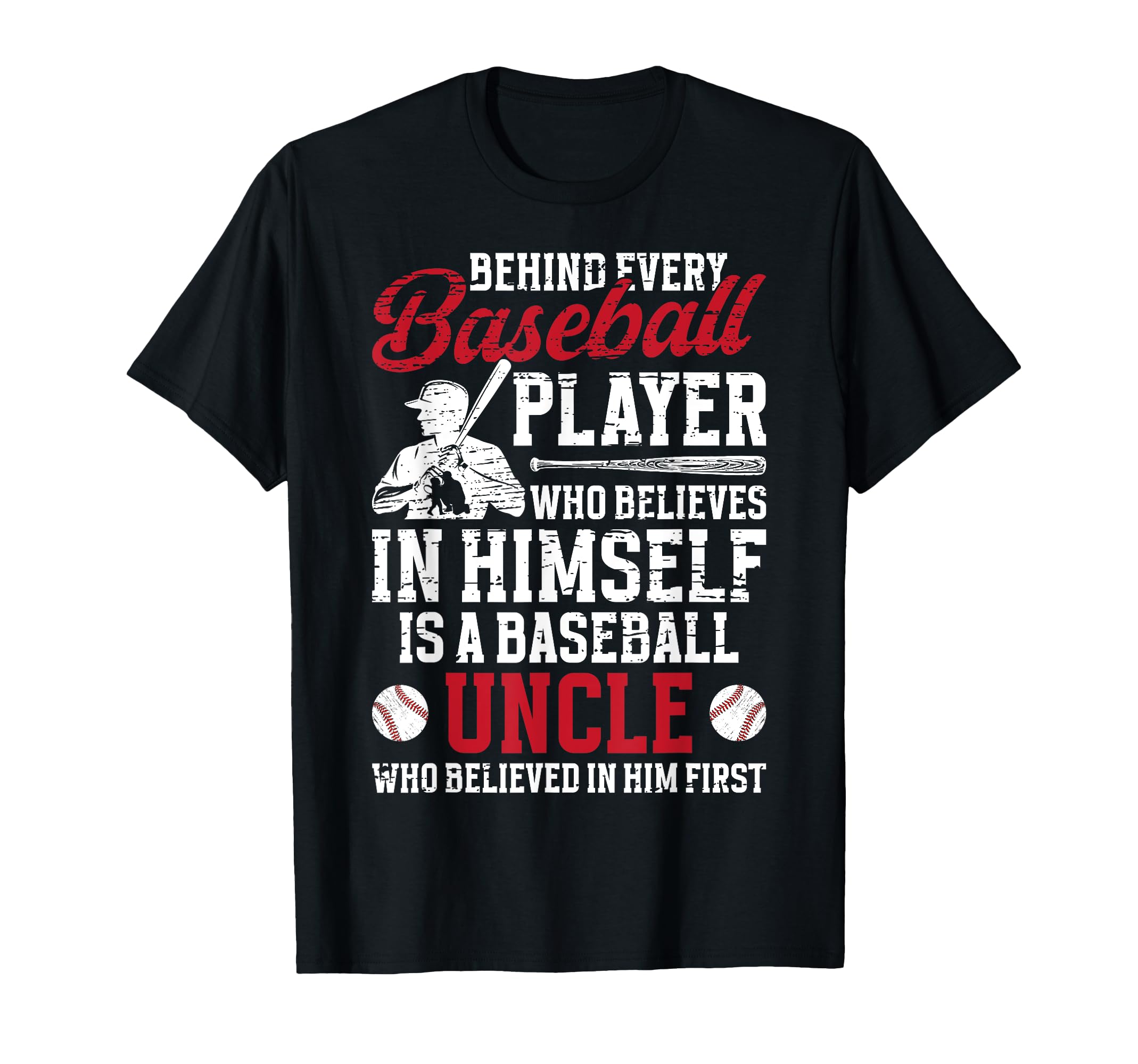Baseball Uncle Proud Uncle Baseball T-Shirt - Graphic Print for Adults - T-Shirt, Sweatshirt, Hoodie