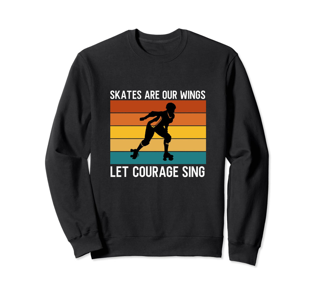 70S 80S Roller Derby Player Sweatshirt - Streetwear Style Men Women - T-Shirt, Sweatshirt, Hoodie