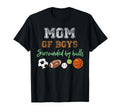 Mom Surrounded Balls Funny Ball Mothers T-Shirt - Graphic Print Men Women - T-Shirt, Sweatshirt, Hoodie