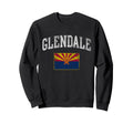 Glendale Arizona Flag Sweatshirt - Casual Everyday Wear for Adults - T-Shirt, Sweatshirt, Hoodie