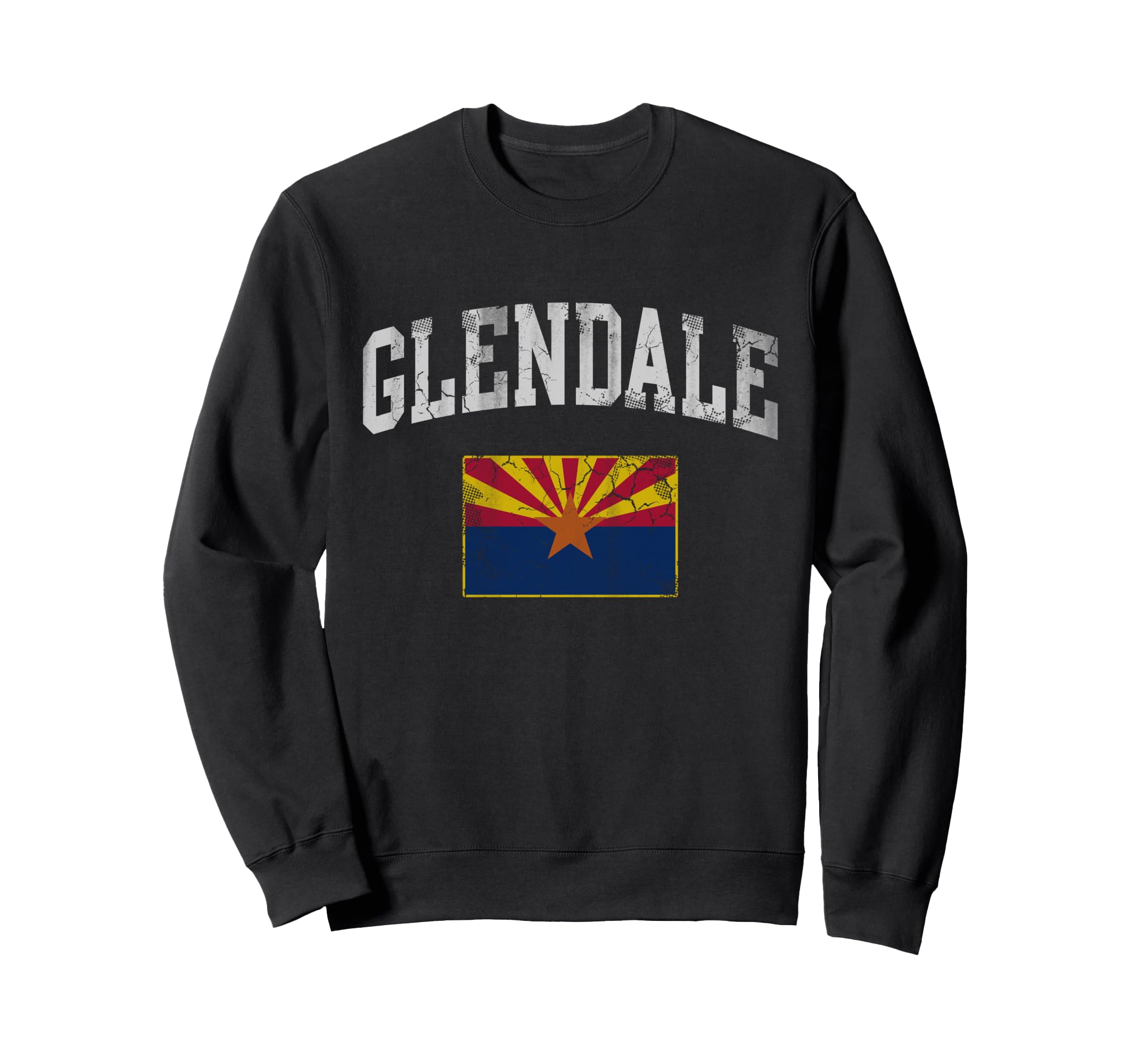 Glendale Arizona Flag Sweatshirt - Casual Everyday Wear for Adults - T-Shirt, Sweatshirt, Hoodie