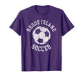 Rhode Island Soccer Distressed 90S T-Shirt - Minimalist Print Unisex - T-Shirt, Sweatshirt, Hoodie
