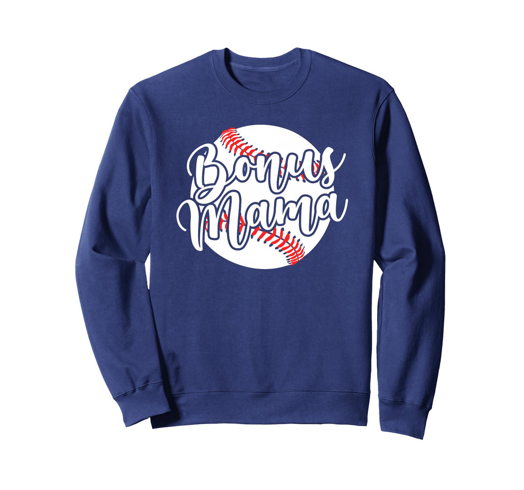 Baseball Bonus Mama Baseball Sweatshirt - Minimalist Print for Adults - T-Shirt, Sweatshirt, Hoodie