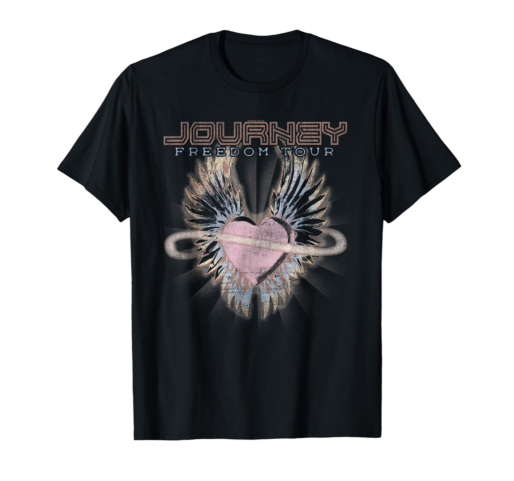 Journey Freedom Tour Pastel Heart T-Shirt - Fun Novelty Design for Adults - T-Shirt, Sweatshirt, Hoodie