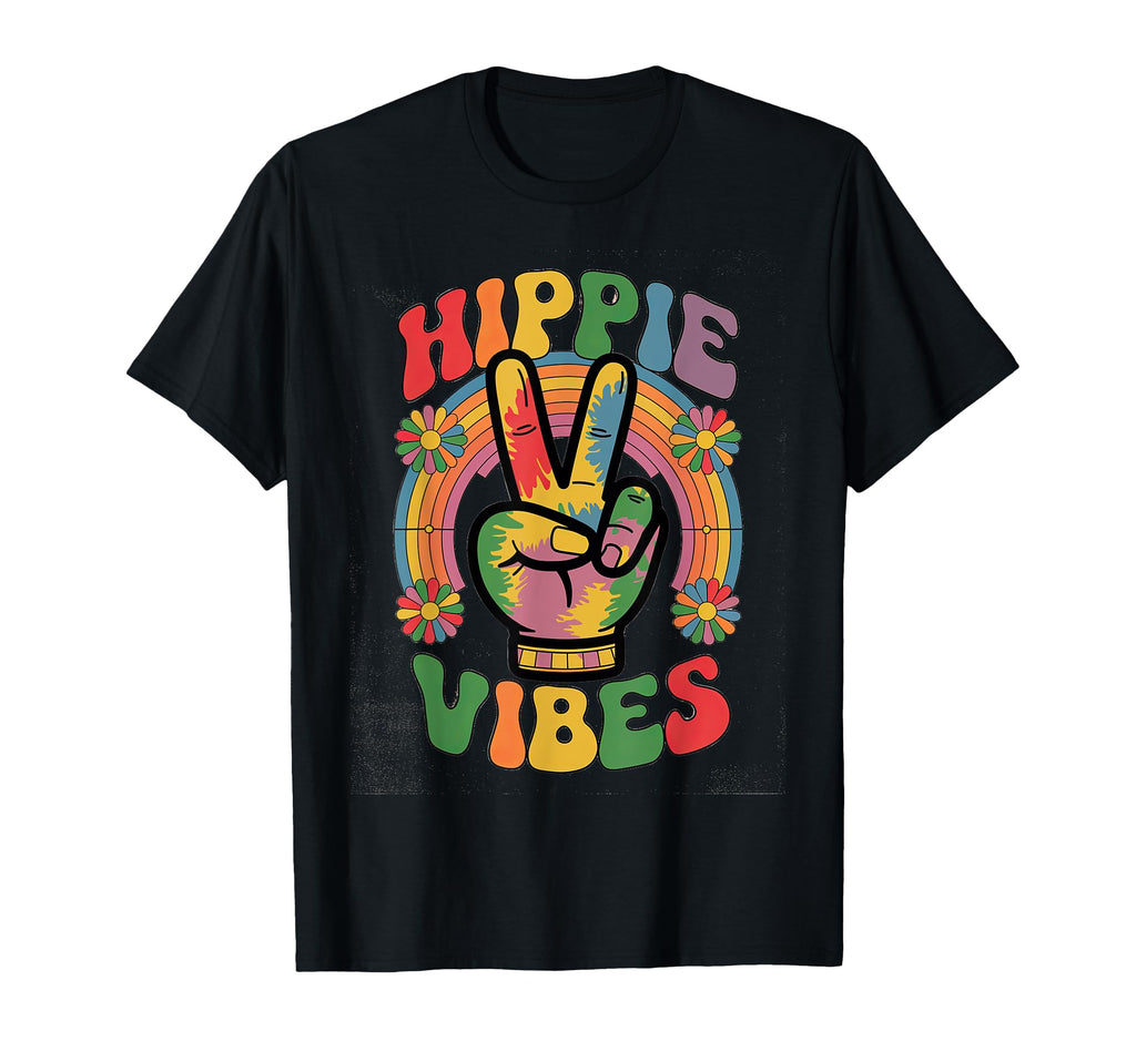 Groovy Hippie Vibes Flower Power Party T-Shirt - Streetwear Style Men Women - T-Shirt, Sweatshirt, Hoodie