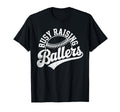 Raising Ballers Funny Mom Baseball T-Shirt - Novelty Apparel for Adults - T-Shirt, Sweatshirt, Hoodie