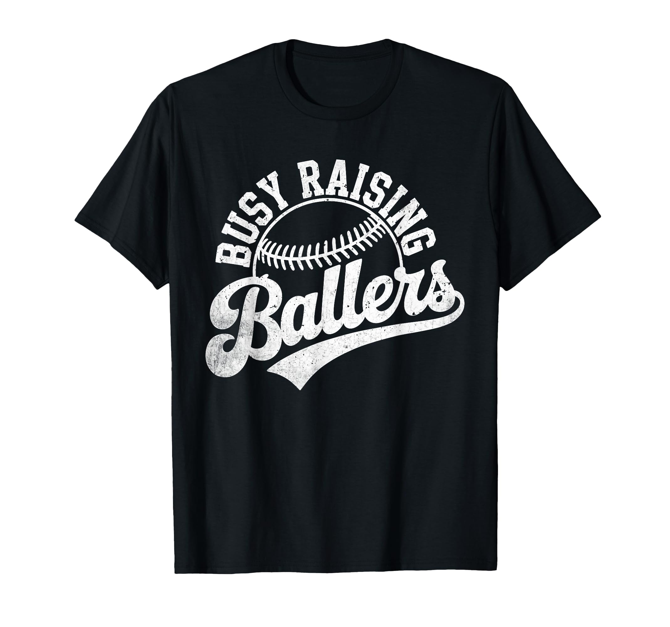 Raising Ballers Funny Mom Baseball T-Shirt - Novelty Apparel for Adults - T-Shirt, Sweatshirt, Hoodie