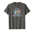 Tom And Jerry Yellow Red Blue Circle T-Shirt - Graphic Print for Adults - T-Shirt, Sweatshirt, Hoodie