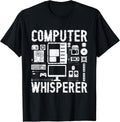 Computer Whisperer Tech Supports Programmer - Adult & Kids T-Shirts, Sweatshirts & Hoodies apparel design preview 1
