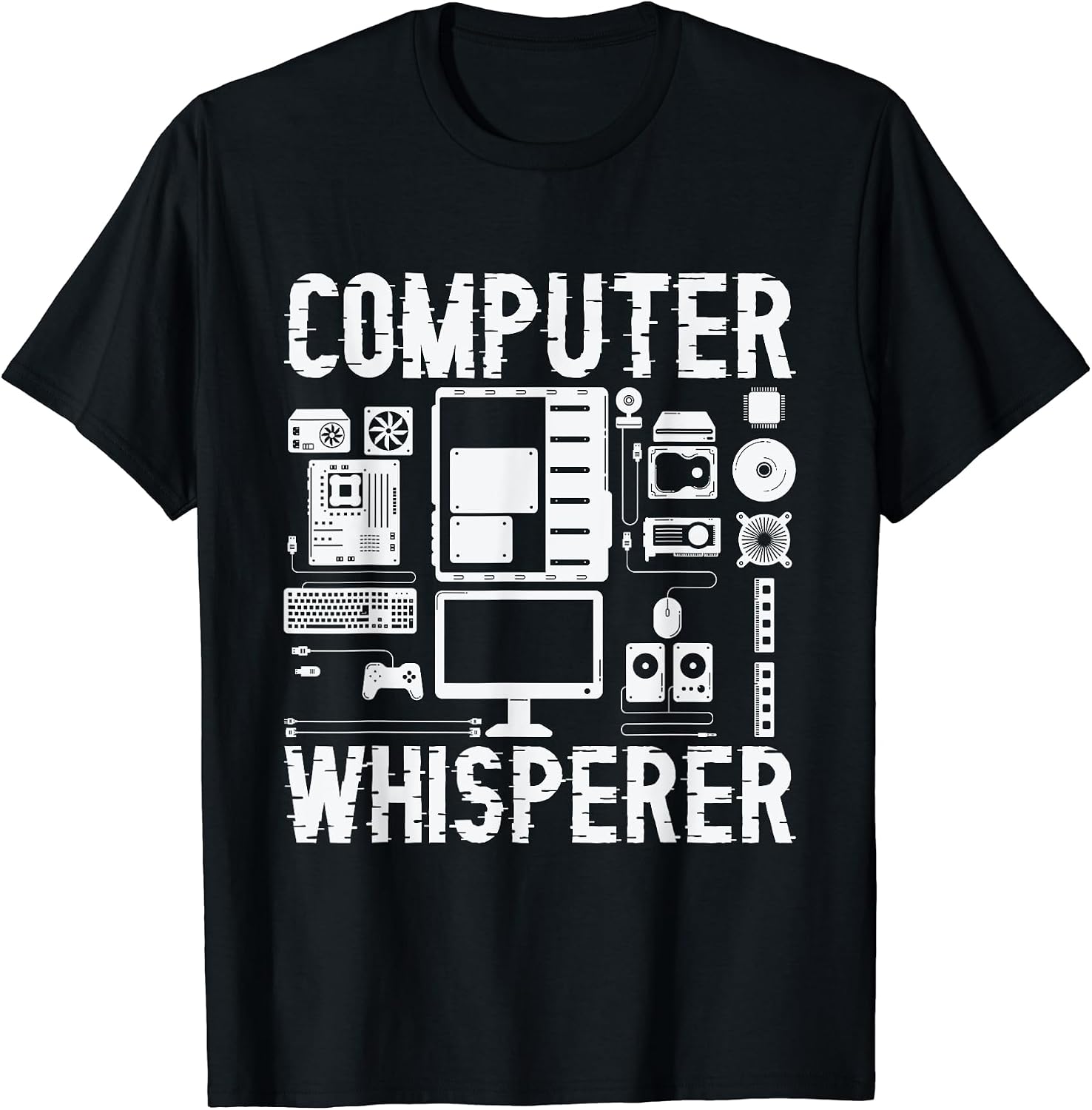 Computer Whisperer Tech Supports Programmer - Adult & Kids T-Shirts, Sweatshirts & Hoodies apparel design preview 1