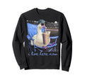 I Live Here Now Goose Coffee Ballfield Sweatshirt - Novelty Apparel Unisex - T-Shirt, Sweatshirt, Hoodie