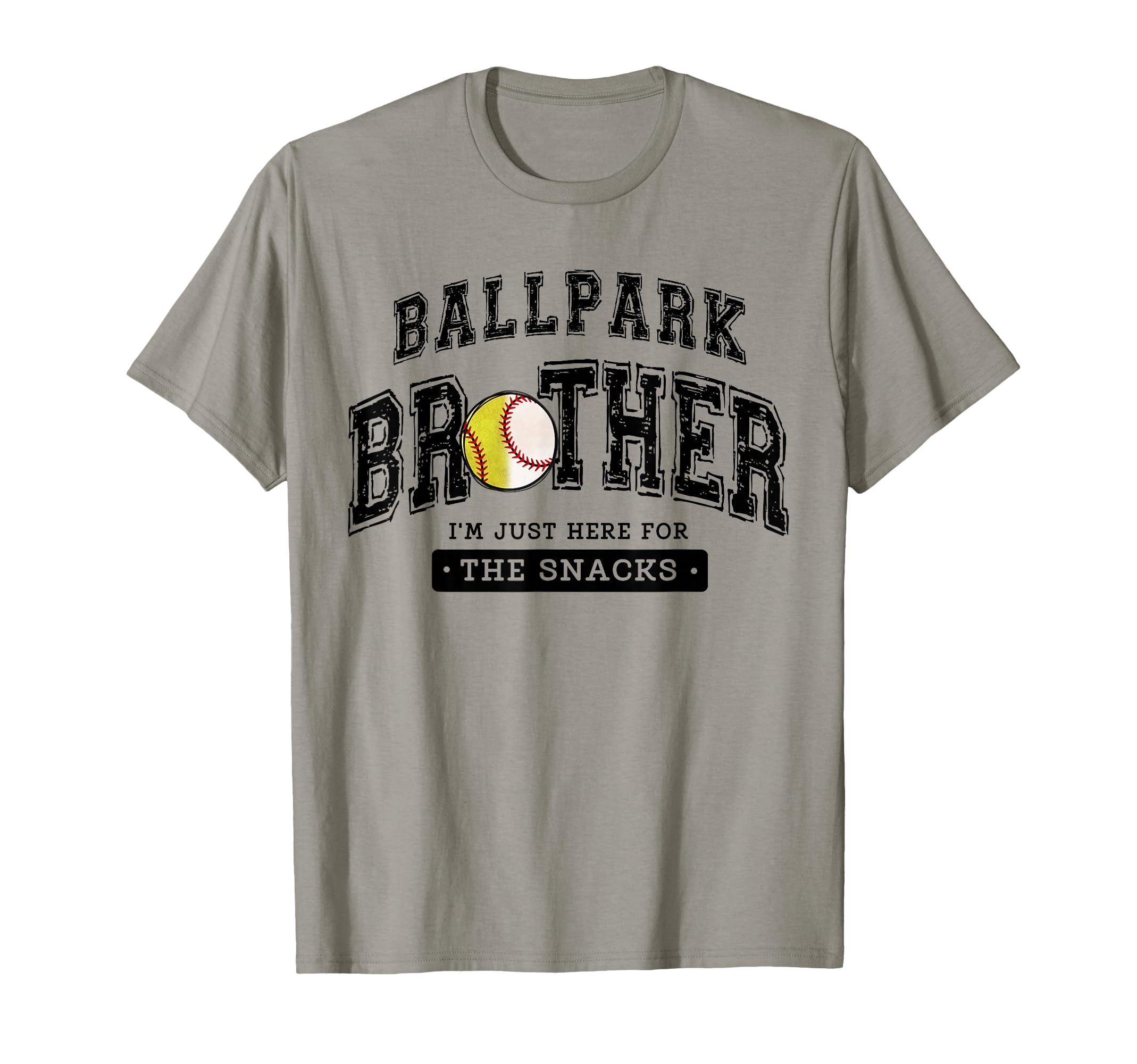 Ballpark Brother Softball Baseball T-Shirt - Aesthetic Graphic Men Women - T-Shirt, Sweatshirt, Hoodie