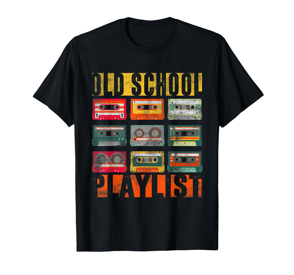 Old School Playlist 80S 90S T-Shirt - Casual Everyday Wear for Adults - T-Shirt, Sweatshirt, Hoodie