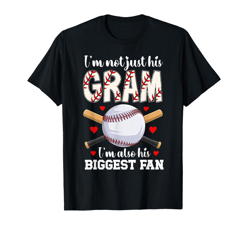 His Biggest Fan Baseball Gram Baseball T-Shirt - Custom Art Print Unisex - T-Shirt, Sweatshirt, Hoodie