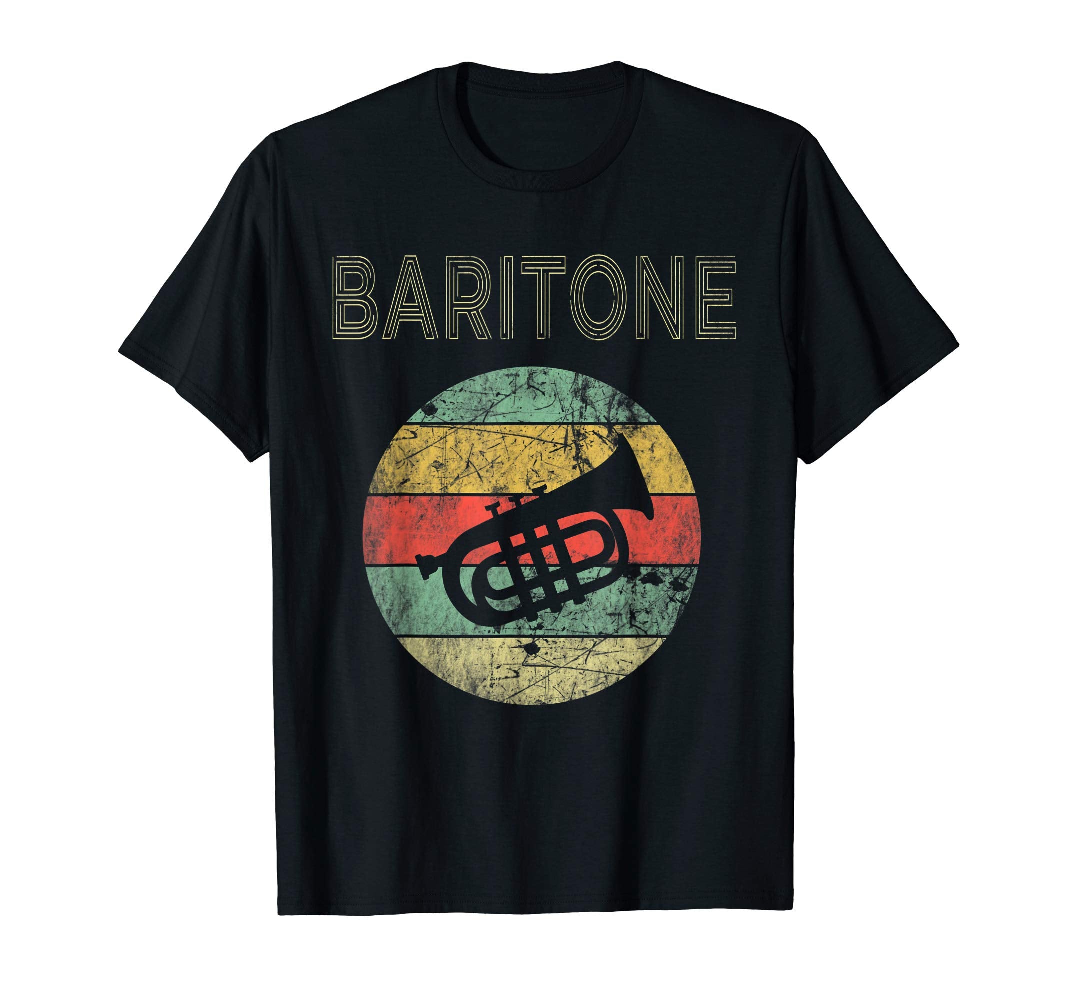 Baritone Euphonium Distressed T-Shirt - Casual Everyday Wear Unisex - T-Shirt, Sweatshirt, Hoodie