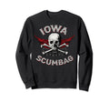 Funny Iowa Scumbag Distressed Skull Sweatshirt - Trendy Graphic Men Women - T-Shirt, Sweatshirt, Hoodie