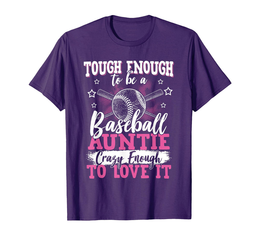 Baseball Player Aunt Baseball Lover T-Shirt - Graphic Print Men Women - T-Shirt, Sweatshirt, Hoodie