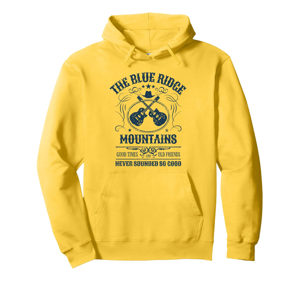 Blue Ridge Mountains Guitars Hoodie - Casual Everyday Wear for Adults - T-Shirt, Sweatshirt, Hoodie