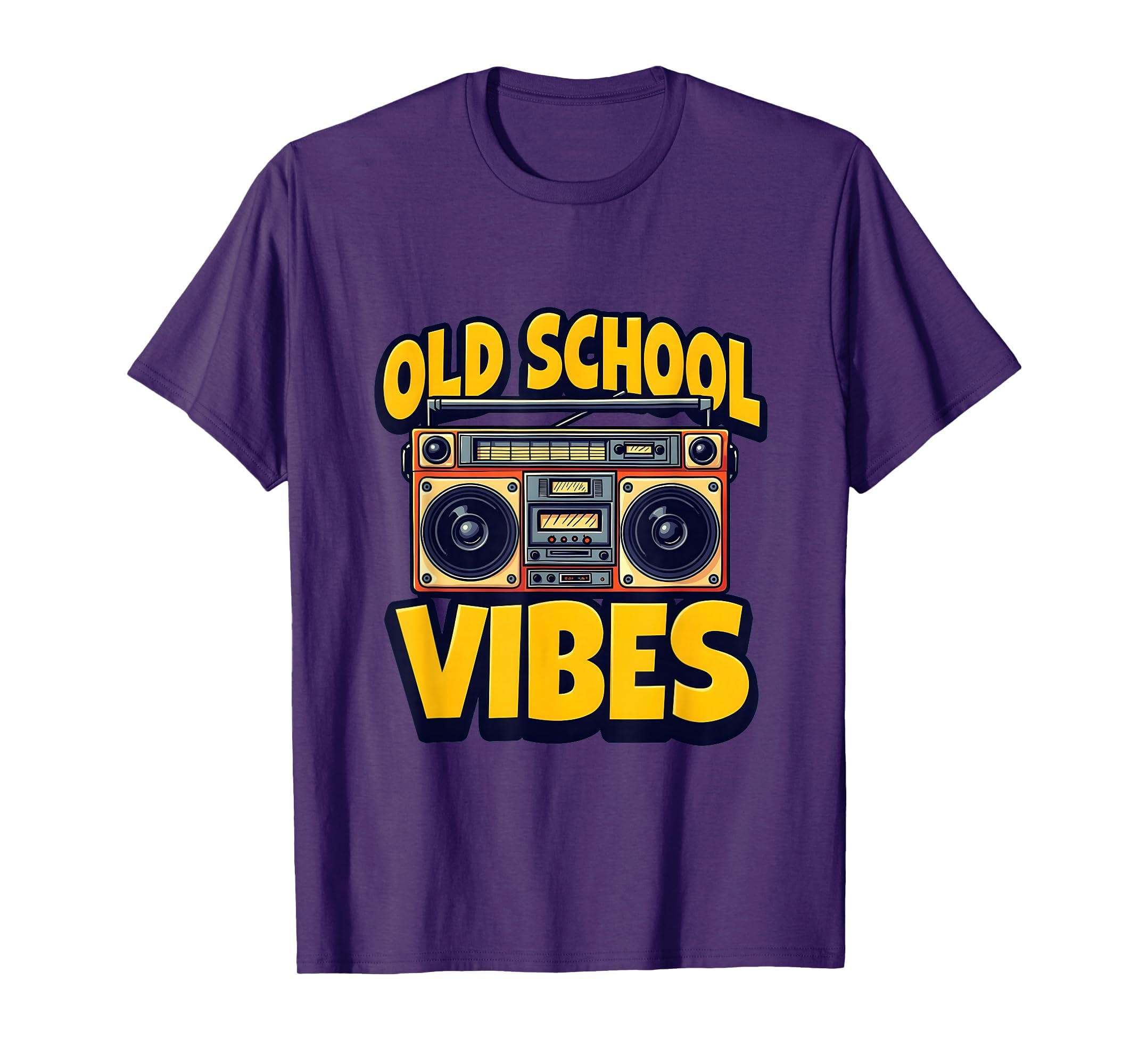 Old School Vibes Hip Hop T-Shirt - Unique Graphic Unisex - T-Shirt, Sweatshirt, Hoodie