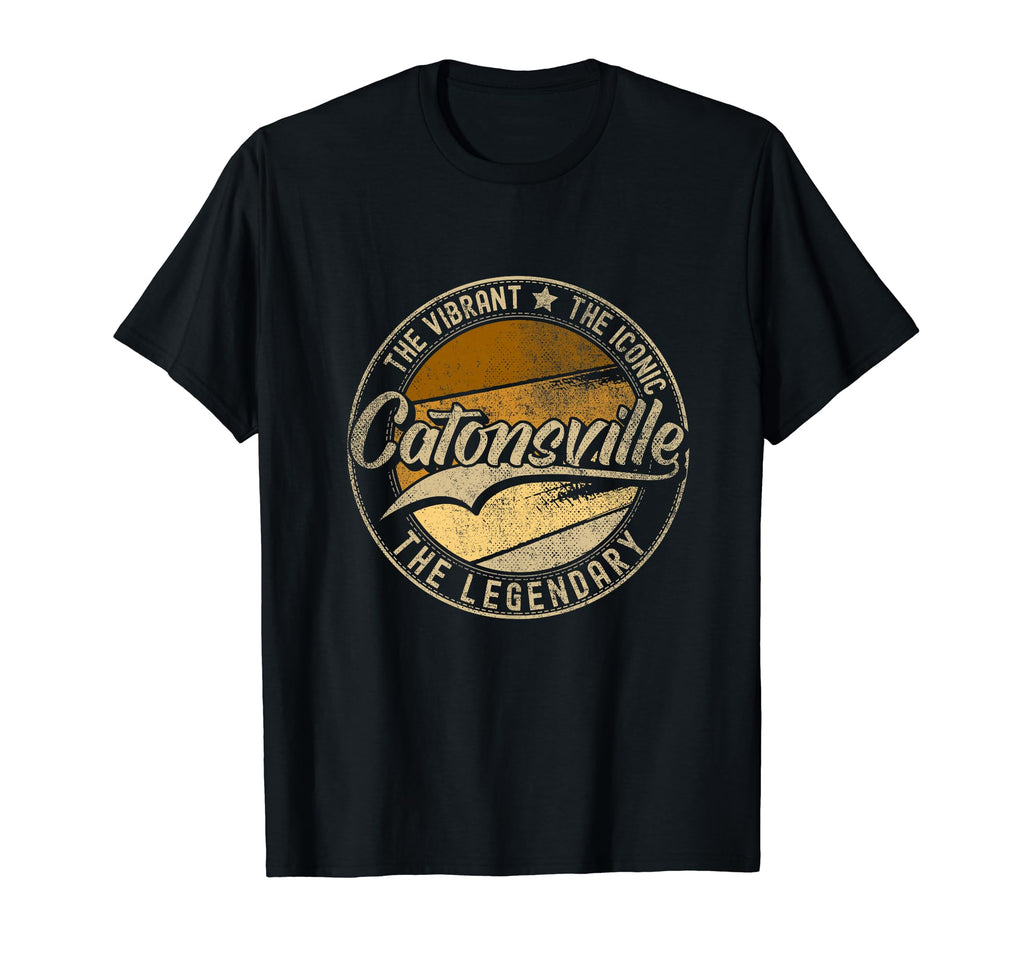 Catonsville Md Maryland Distressed T-Shirt - Novelty Apparel Unisex - T-Shirt, Sweatshirt, Hoodie