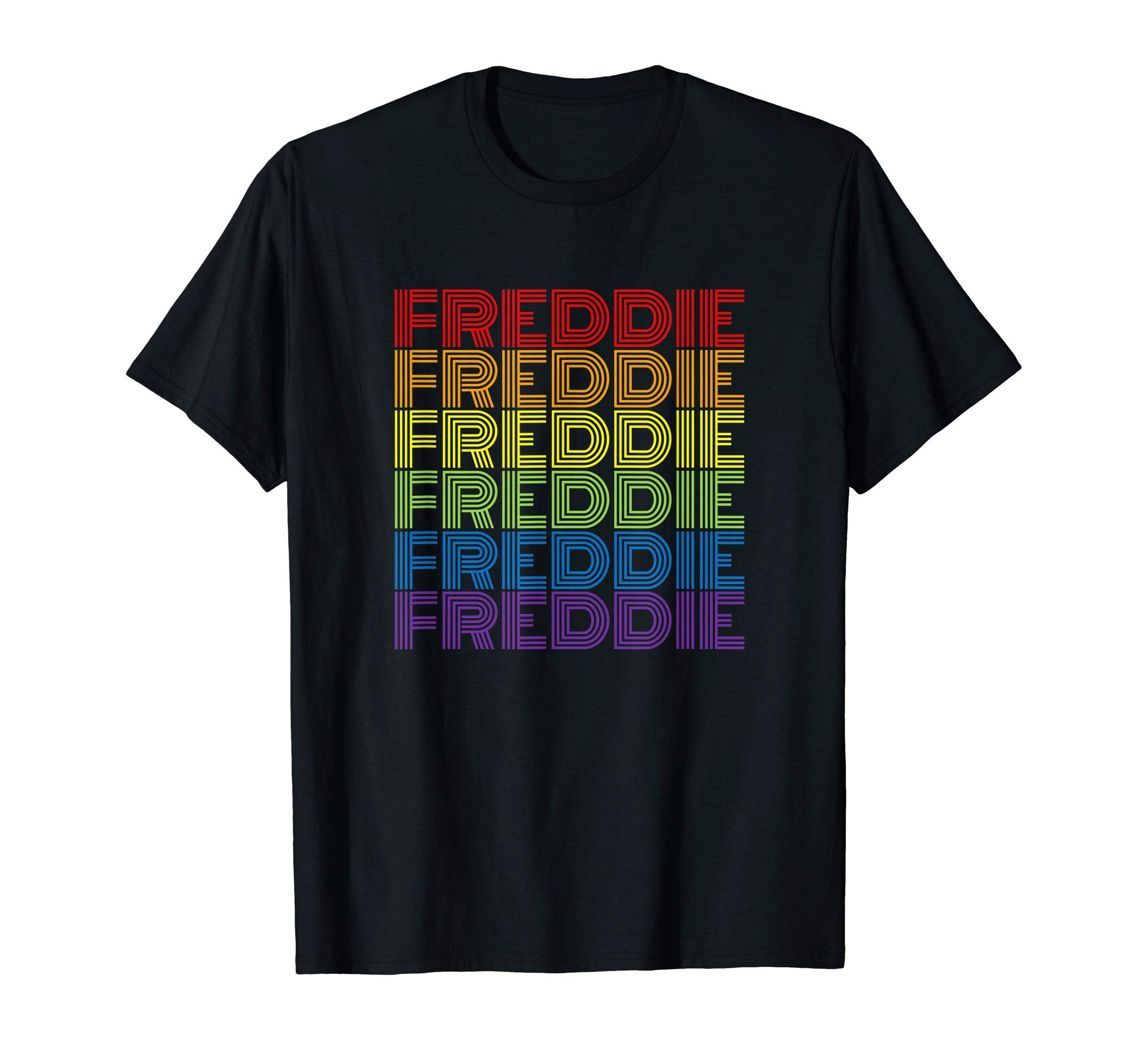 Freddie Rainbow T-Shirt - Novelty Apparel Men Women - T-Shirt, Sweatshirt, Hoodie