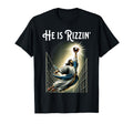 He Is Rizzin Jesus Playing Baseball T-Shirt - Unique Graphic for Adults - T-Shirt, Sweatshirt, Hoodie