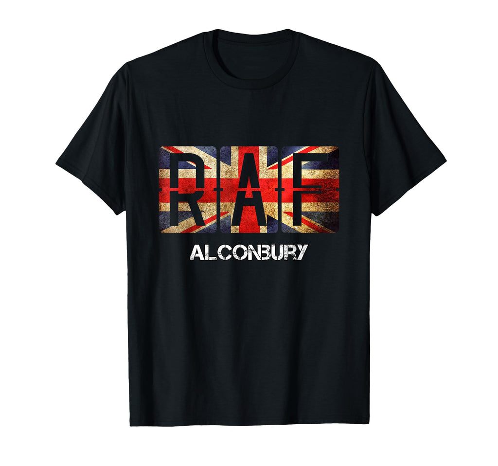 Raf Alconbury Distressed Airforce T-Shirt - Trendy Graphic Unisex - T-Shirt, Sweatshirt, Hoodie