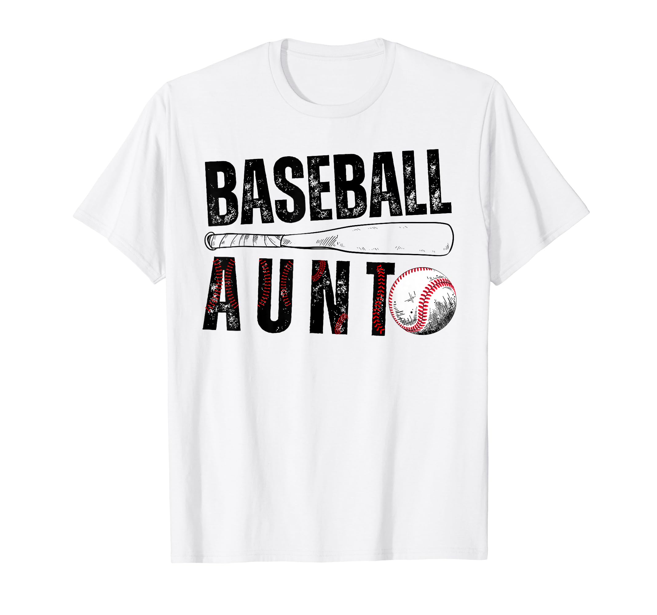 Baseball Aunt Family Matching Aunt T-Shirt - Minimalist Print Men Women - T-Shirt, Sweatshirt, Hoodie