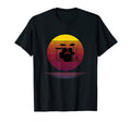 Drums Drumkit Vaporwave Sunset T-Shirt - Unique Graphic Men Women - T-Shirt, Sweatshirt, Hoodie