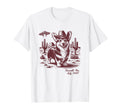90S Cowgirl Western Cowboy Corgi Ufo T-Shirt - Streetwear Style Men Women - T-Shirt, Sweatshirt, Hoodie