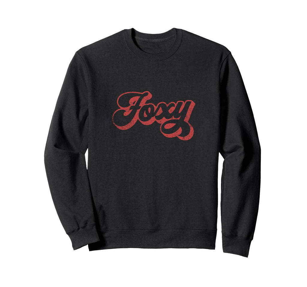 Foxy Red Distressed Lookgroovy Sweatshirt - Aesthetic Graphic Men Women - T-Shirt, Sweatshirt, Hoodie