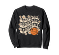 Groovy Basketball Daisy Flower Hoop Sweatshirt - Novelty Apparel Men Women - T-Shirt, Sweatshirt, Hoodie
