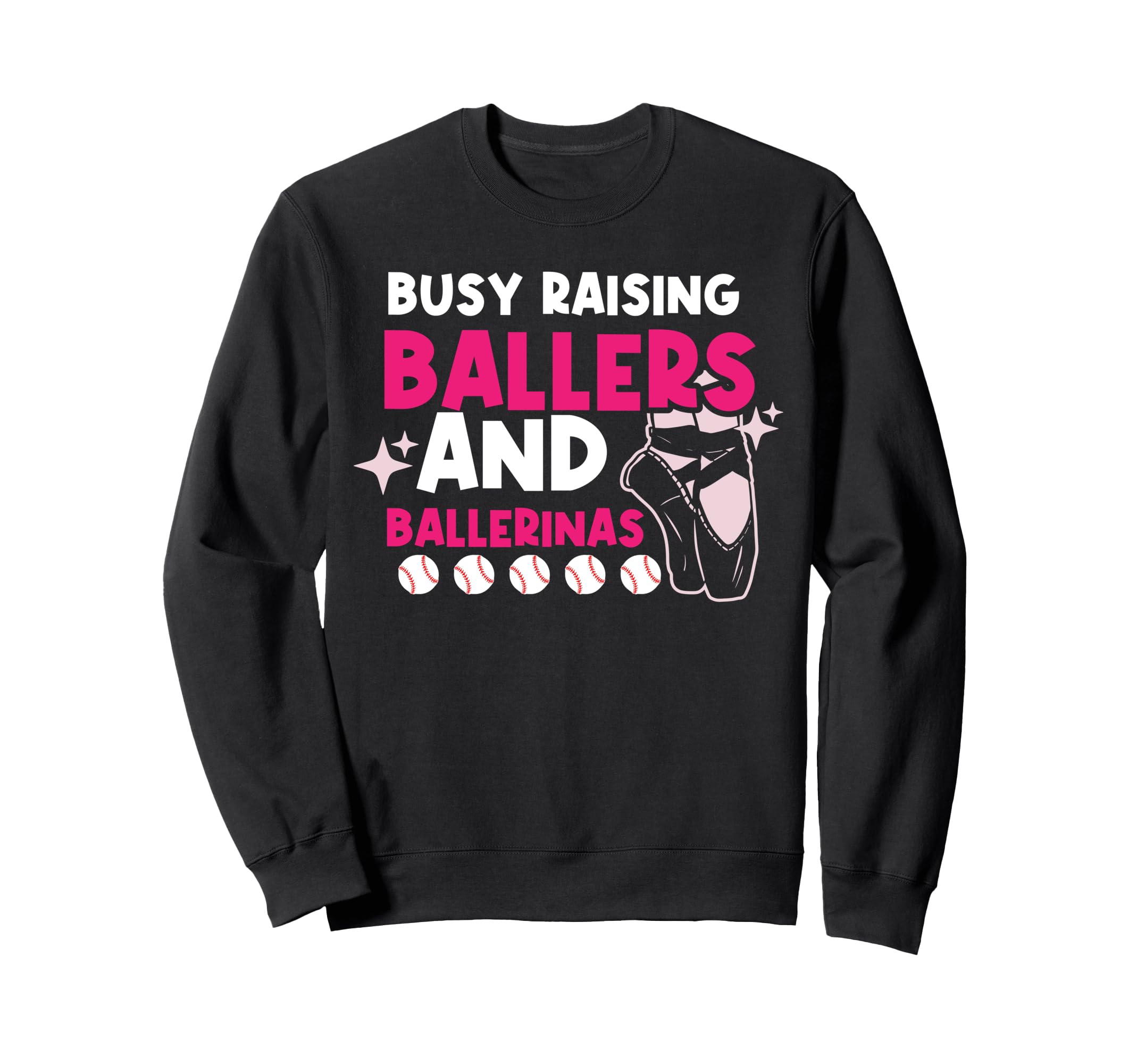 Busy Raising Ballers And Sweatshirt - Custom Art Print for Adults - T-Shirt, Sweatshirt, Hoodie